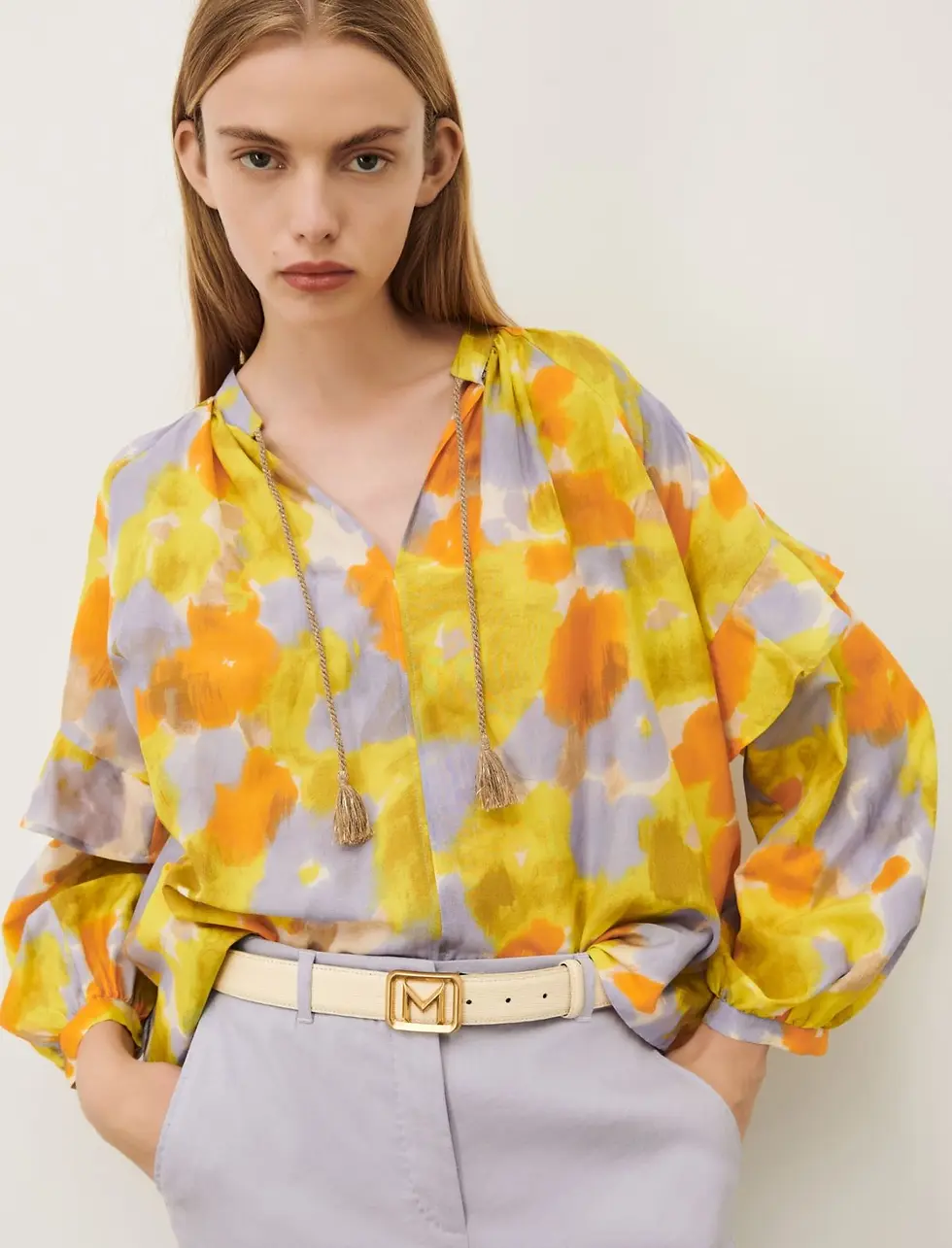 Miniatura: MARELLA Blusa in mussola fantasia T. 42