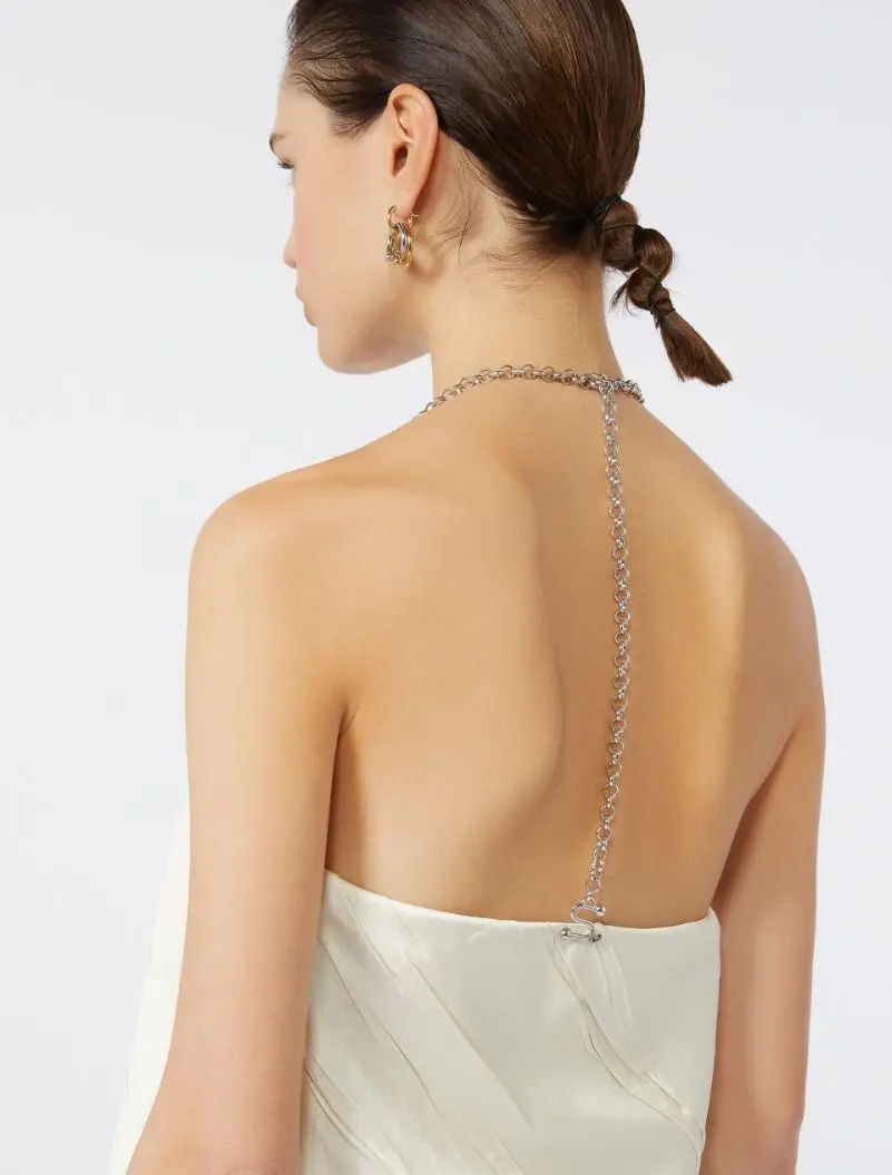 Miniatura: SPORTMAX Top lingerie avorio T. 42