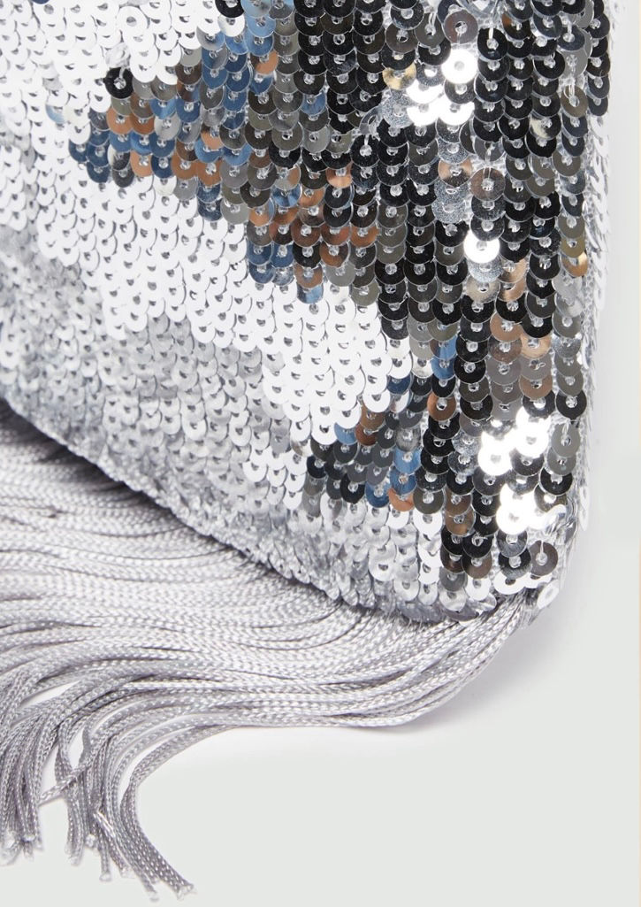 Thumbnail: EMME MARELLA Borsetta con paillettes argento 