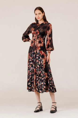 Abito Rosalina Dalì nero Mar de Margaritas Rebel Boutique