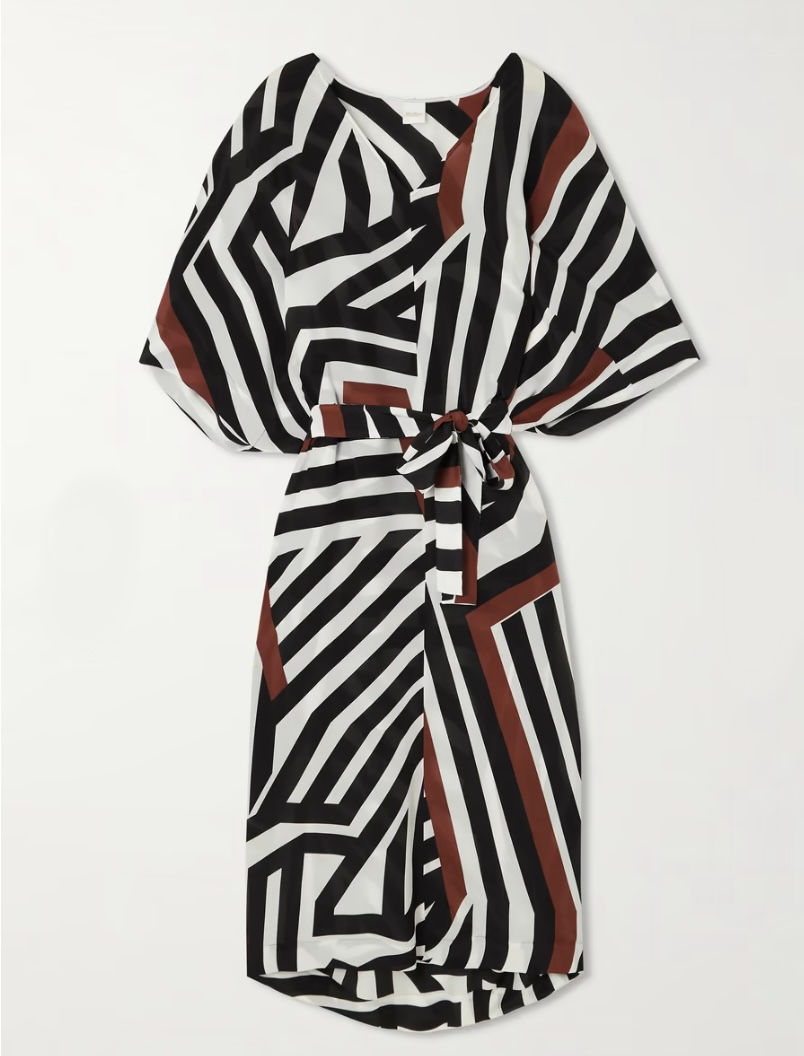 Miniatura: MAX MARA BEACHWEAR Caftano in seta T. 42