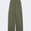Thumbnail: MAX MARA WEEKEND Pantalone in gabardina di cotone verde T.42