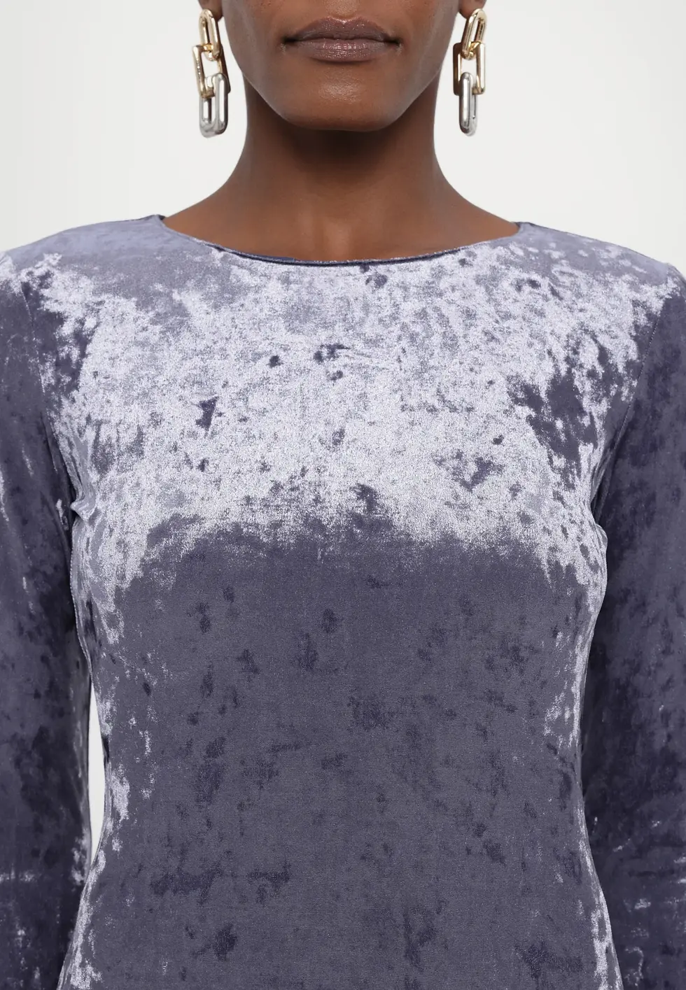 Miniatura: MARELLA Abito midi in velluto bluette T.42