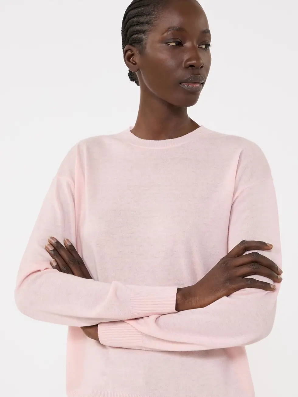 Miniatura: MAX MARA WEEKEND Maglia basic lana e cashmere rosa T.42