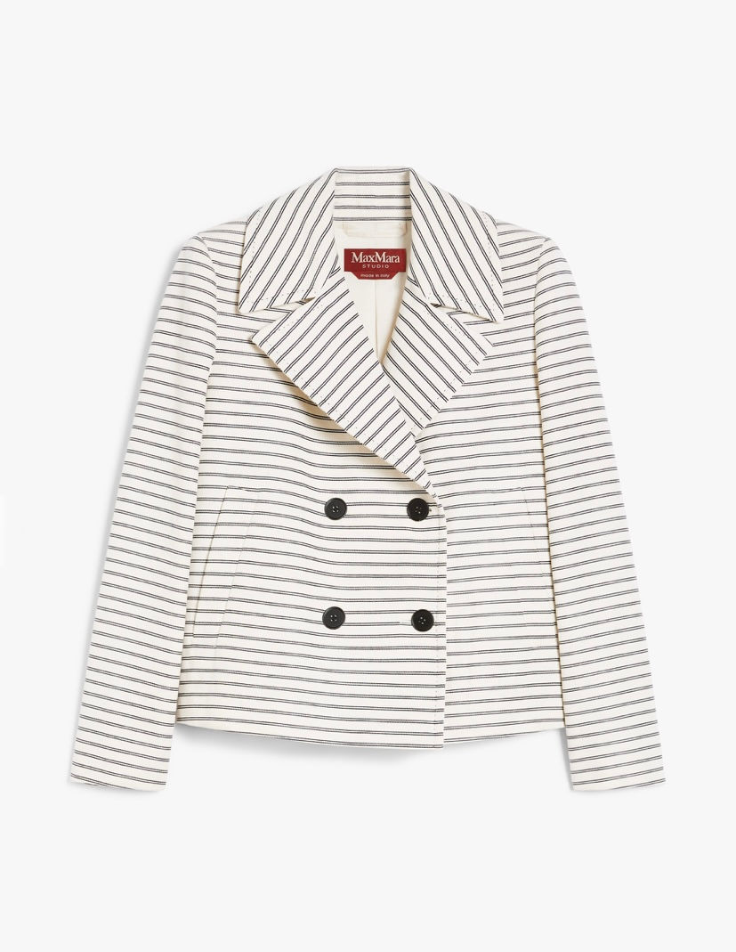 Miniatura: MAX MARA STUDIO Giacca in ottoman di cotone T. 42