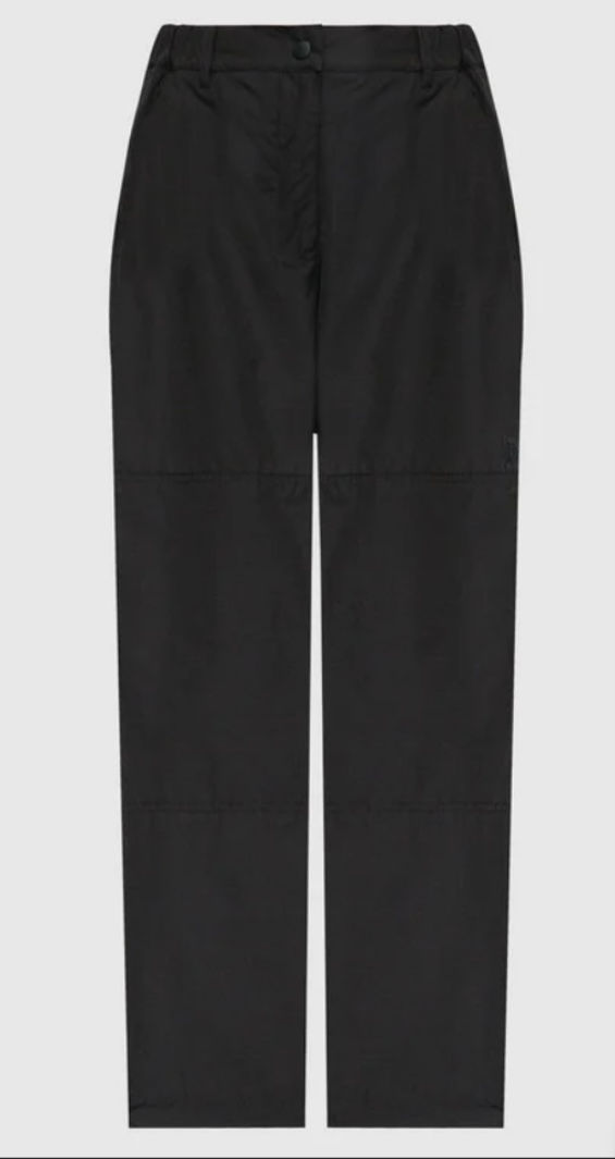 Thumbnail: MAX MARA WEEKEND Pantaloni neri con logo T. 42 