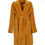 Miniatura: MAX MARA STUDIO Cappotto a vestaglia in beaver di lana ocra T.42i