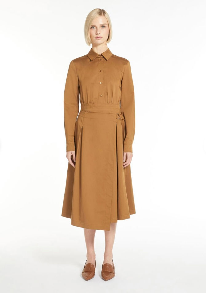 Thumbnail: MAX MARA STUDIO Abito in raso di cotone T. 42