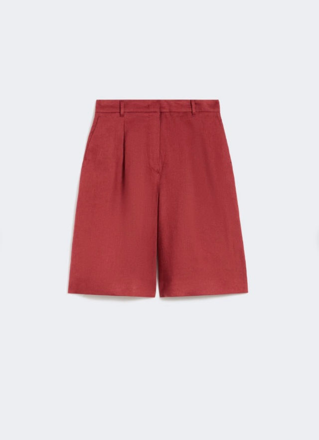 Thumbnail: MAX MARA STUDIO Bermuda lungo mattone T.42