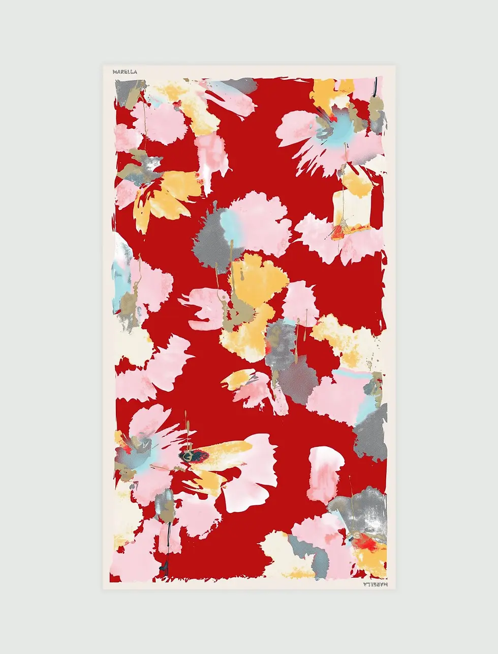 Miniatura: MARELLA Stola con paillettes rosso