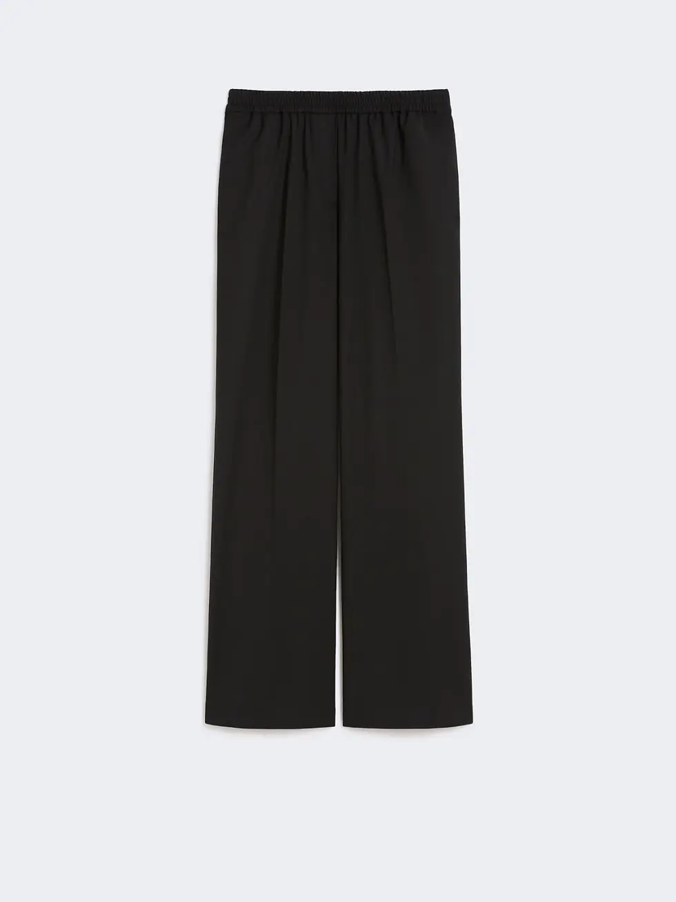 Miniatura: MAX MARA WEEKEND Pantalone in gabardina di lana tecnica nero T. 34