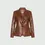 Thumbnail: MARELLA Blazer in jersey spalmato cioccolato T. 42