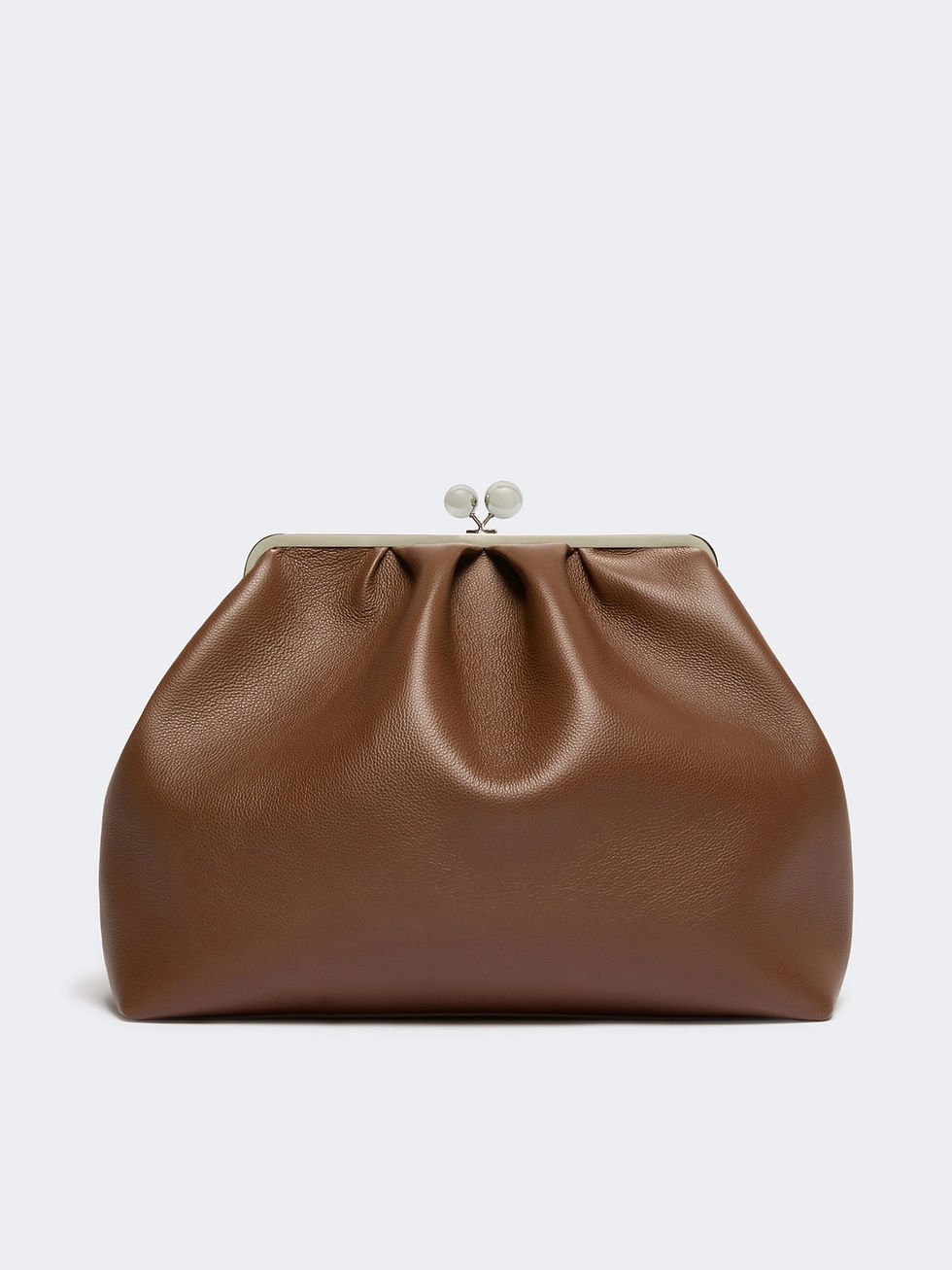 Thumbnail: MAX MARA WEEKEND Pasticcino Bag extra large in pelle stampa cervo marrone