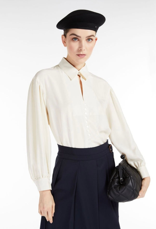 Miniatura: MAX MARA WEEKEND Camicia in seta T.42