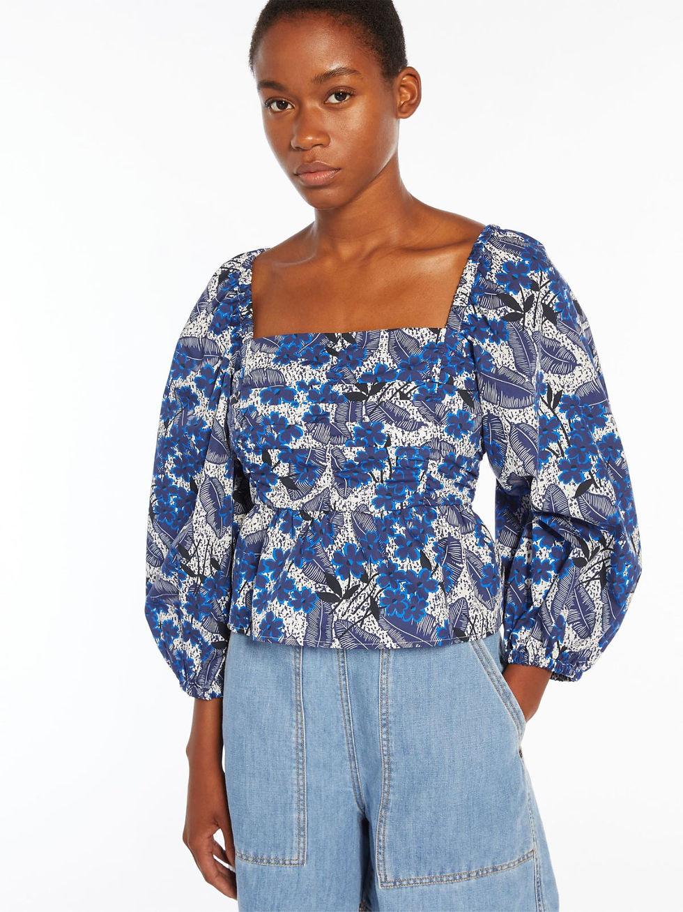 Miniatura: MAX MARA WEEKEND Top in popeline di cotone T. 42