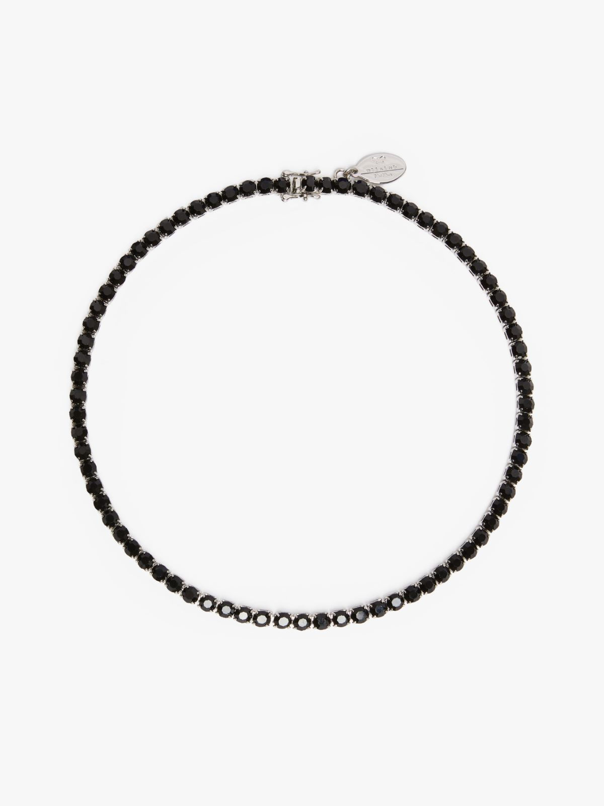 MAX MARA WEEKEND Collana tennis girocollo con strass