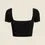 Miniatura: MEFUI Crop top tango nero