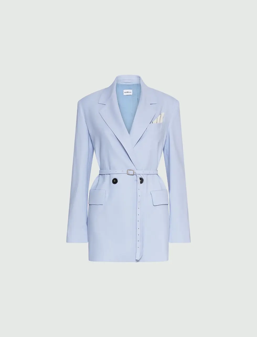 Miniatura: MARELLA Blazer lungo stretch azzurro T. 42