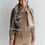 Miniatura: MARELLA MONOCHROME Stola jacquard beige