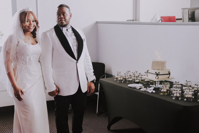 Detroit wedding reception photos