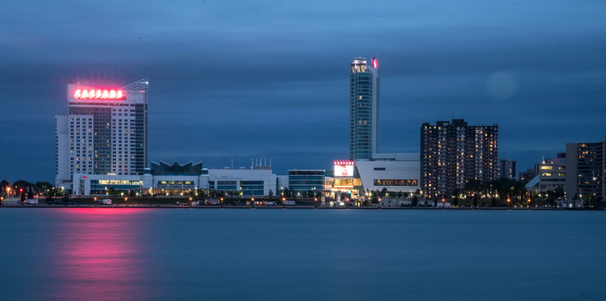 Downtown Detroit - Windsor Skyline