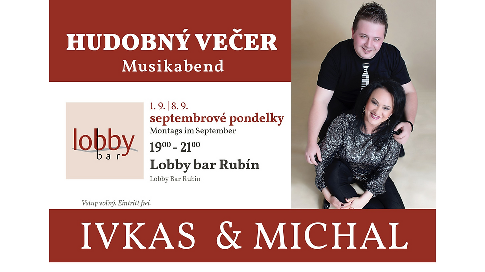 Hudobný večer IVKAS a MICHAL