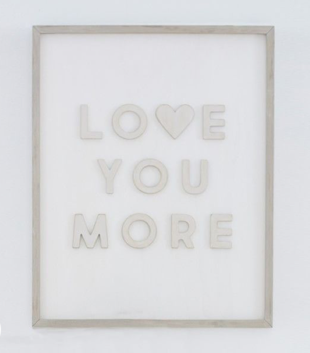 pottery barn wood letter art