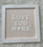 DIY wood letter wall art