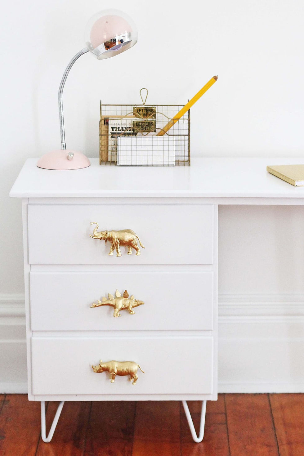 gold animal drawer pulls