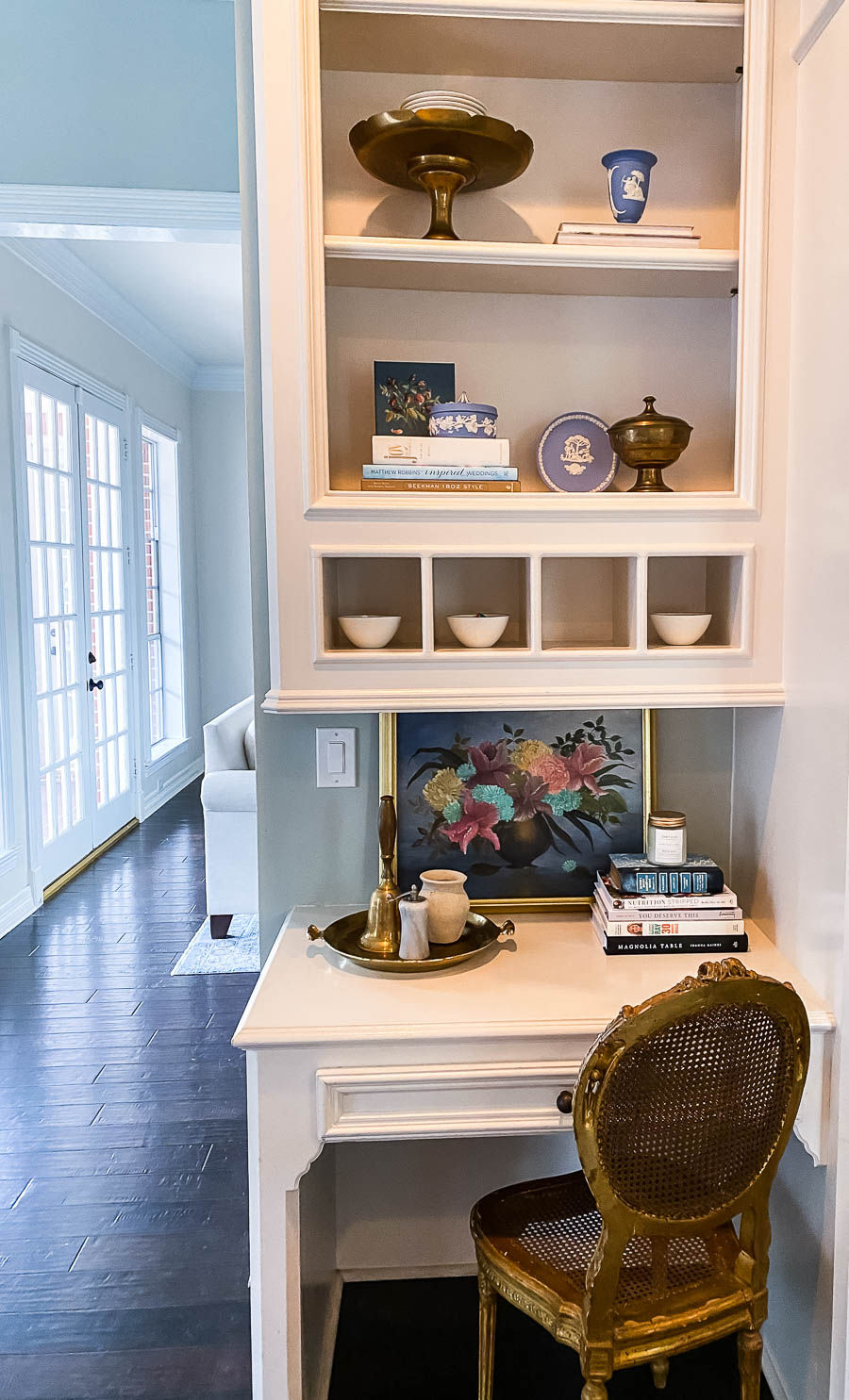 kitchen built in shelf before