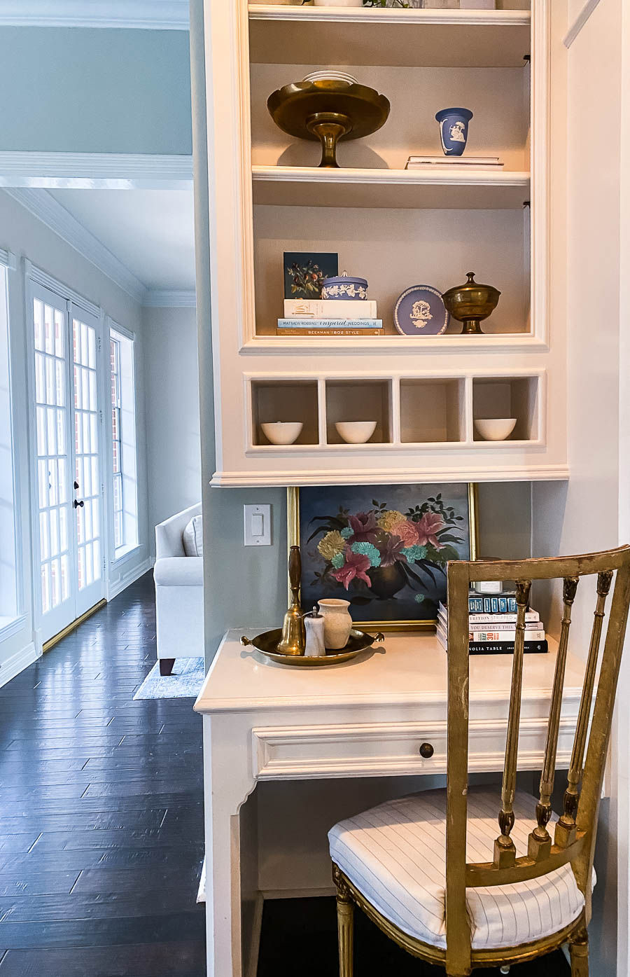 kitchen built in shelf before