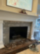 how to demo your fireplace tile