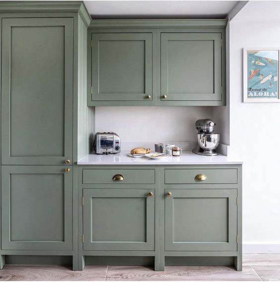giani marble paint kit- paint color pairings- farrow and ball card room green