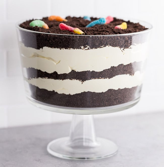 at home summer camp- dirt dessert