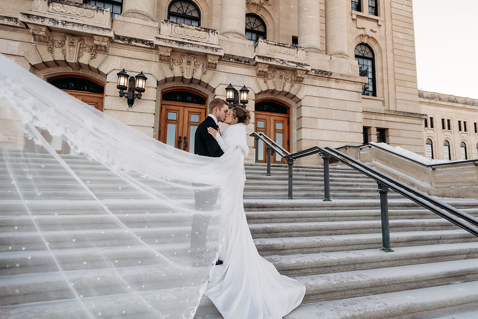 Kiara & Carter - A Winter Wedding at Estelle Events