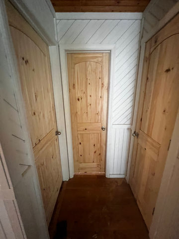 Interior door installation