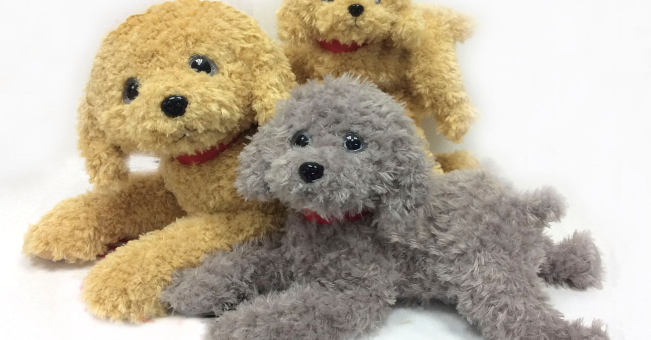 Relaxed Poodle Collection, Featuring Adorable Curled Fur	 for Your Promotion