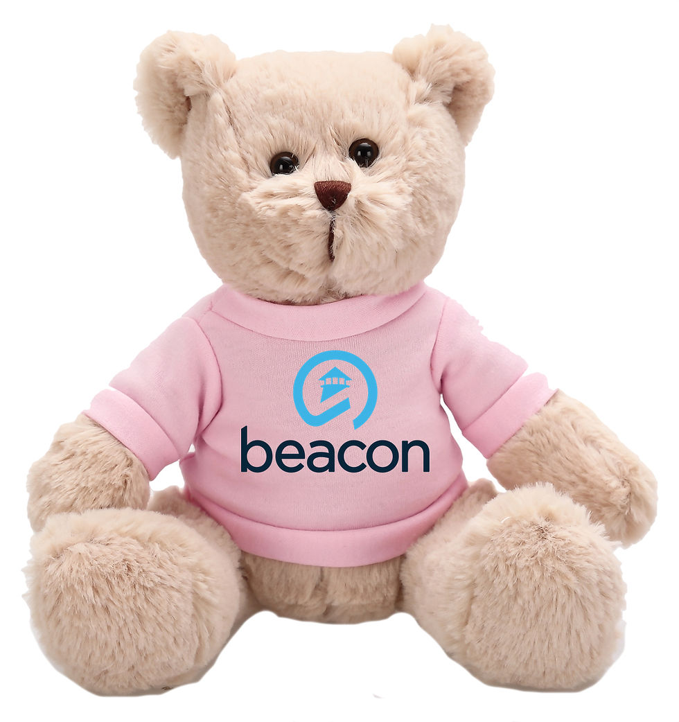 Thumbnail: Cardiology Promo Anniversary Gift-Free Logo-T-shirt Bear Beige Colored Fur