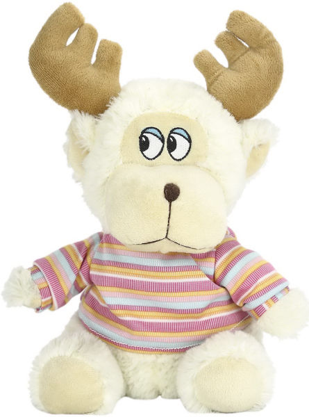 Thumbnail: Striped Shirt Moose, A Fully Customizable Plush	 Idea for Your Promotion
