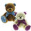 Thumbnail: Patterned Paws Bears, Two Sweetly Styled Cubs