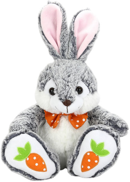 Thumbnail: Polka Dot Bowtie Bunny, A Handsome, Custom Rabbit Plush	 for Promo