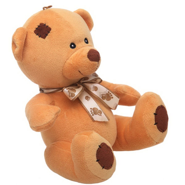 Thumbnail: Patches and Bows Teddy Bear, Customizable Teddies in 2 Hues