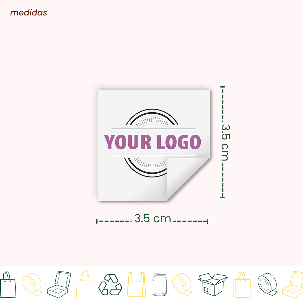 Miniature : Autocolante Vinil - 3,5x3,5 cm | Personalizado