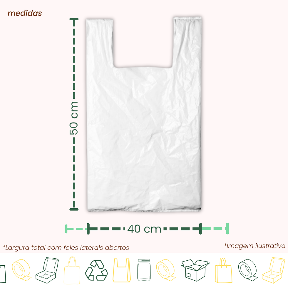 Miniatura: Saco Market - 40x50 cm | Nº 2