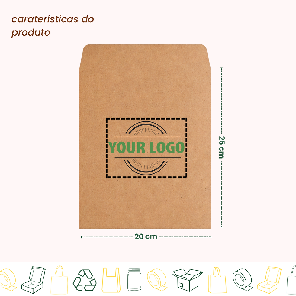 Miniature : Envelope Kraft 20x25cm