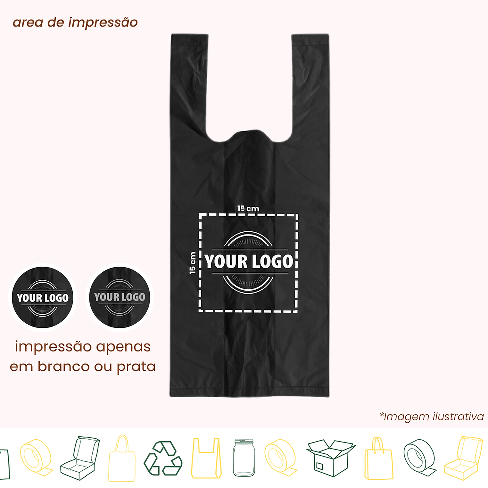 Thumbnail: Saco Market Personalizado - 30x40 cm | Nº 0