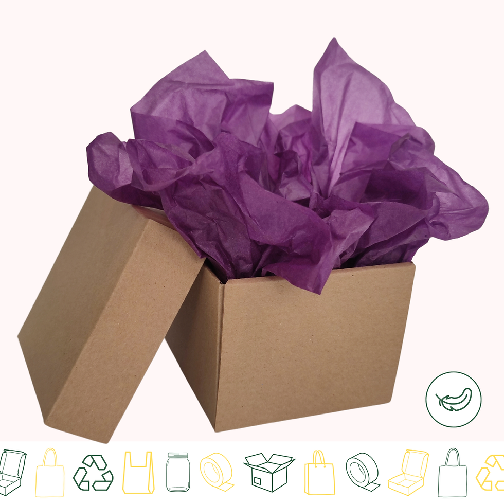 Miniatura: Papel Seda Roxo - 50x75 cm