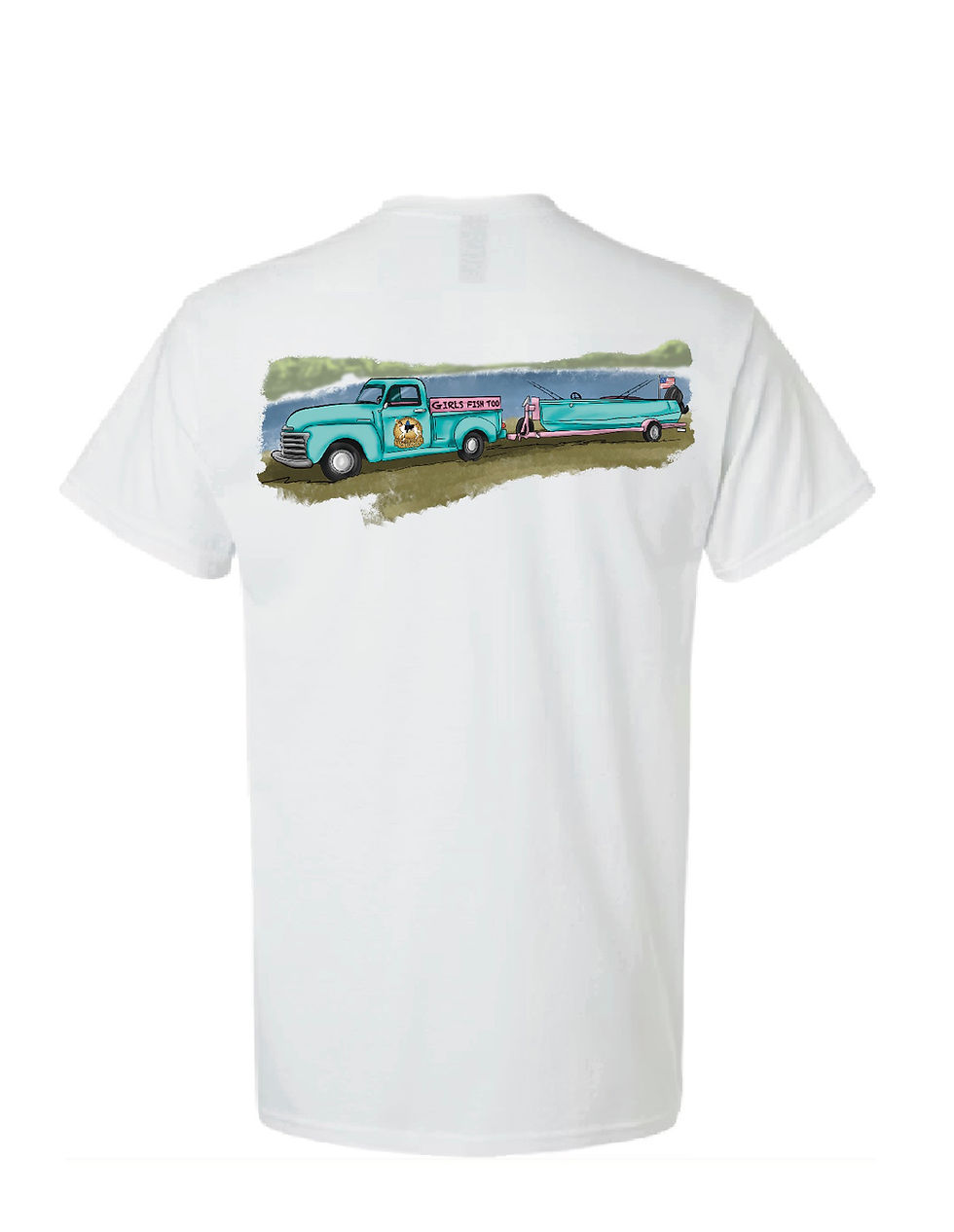 Thumbnail: Girls Fish Too t-shirt