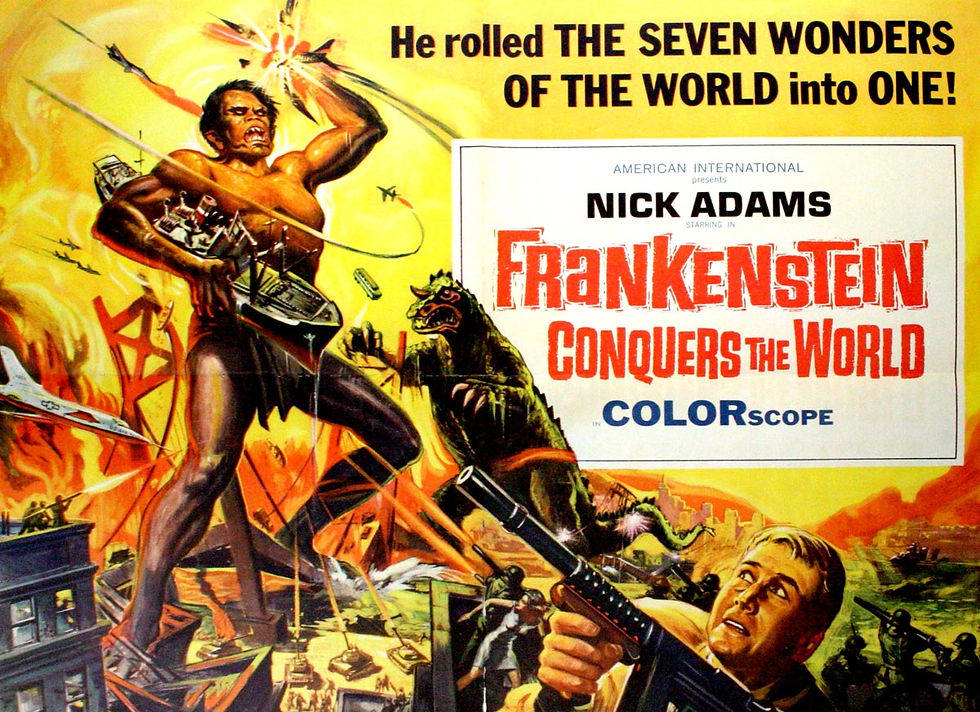 Frankenstein Conquers The World Poster