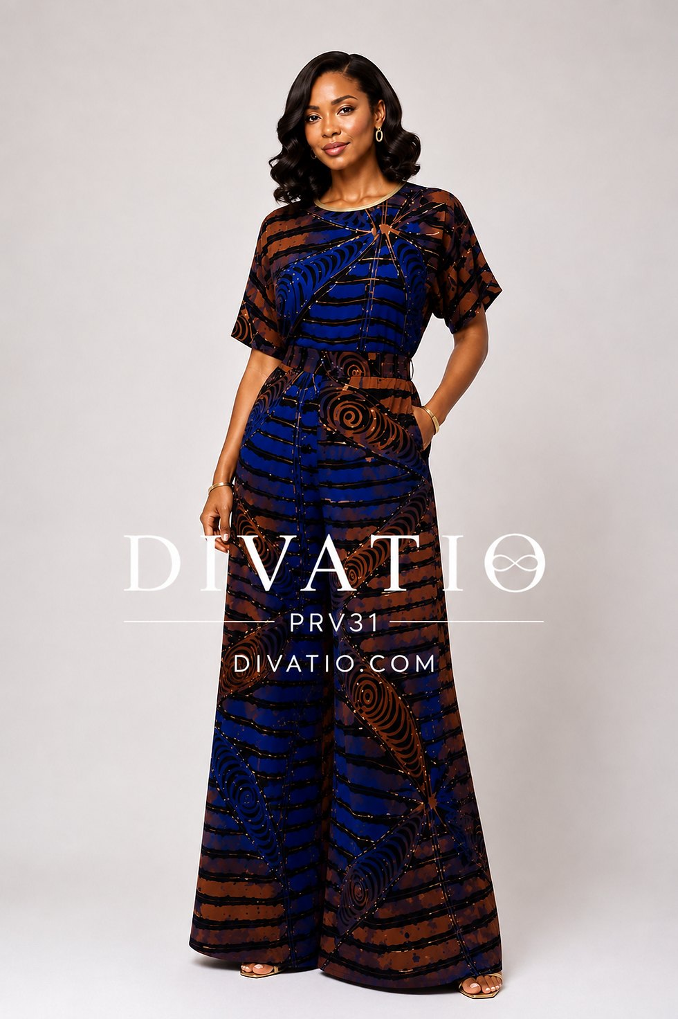 Thumbnail: Vera Embellished Chiffon Pants Set